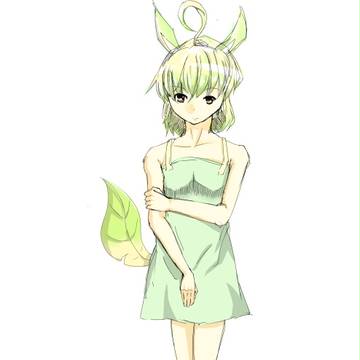 リーフィア擬人化
