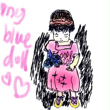 my  blue  doll