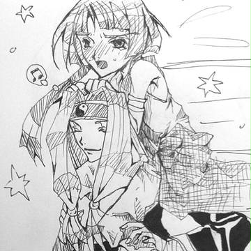 【挿絵用】肩車阮小五【恋星☆水滸伝】