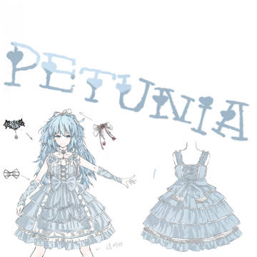HTF 同人 人设 Petunia 上色