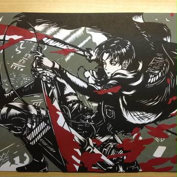 進撃の巨人 リヴァイ兵長 【切り絵】