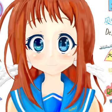 第２５回GODEES絵チャ会　凪のあすから　まなか