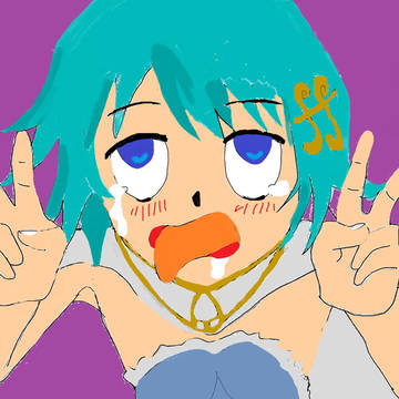 アへ顔Wピースさやか