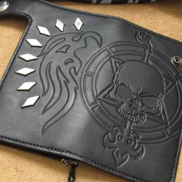 スカルフラン長財布