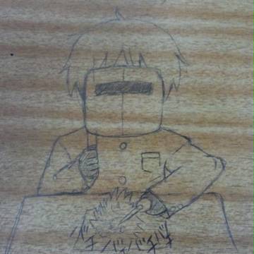 授業中に描いてしまった関くん