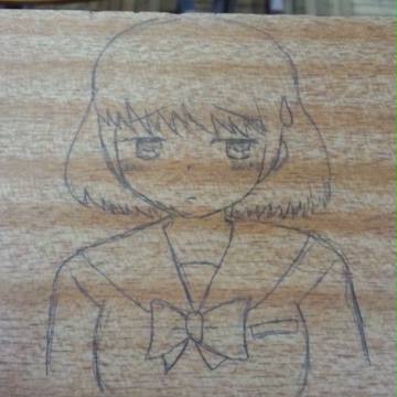 授業中に描いてしまった横井さん
