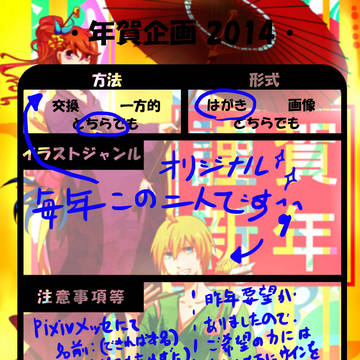 年賀状企画2014