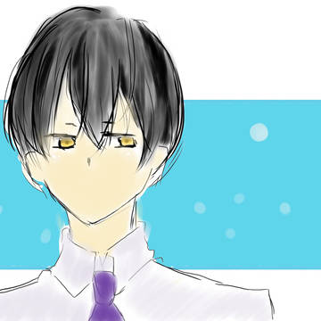 黒髪男子
