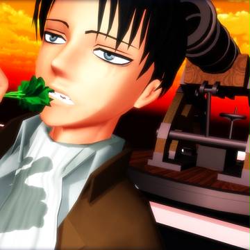 夕暮れのパセリヴァイ兵士長－その2[MMD]