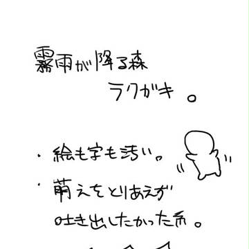霧雨ラクガキ