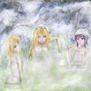 寒いので・・・