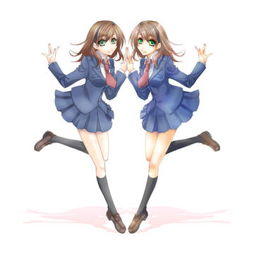 【創作】シンメトリーのアシンメトリー
