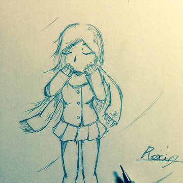 冬の迷い娘