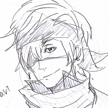 ラビ落書き