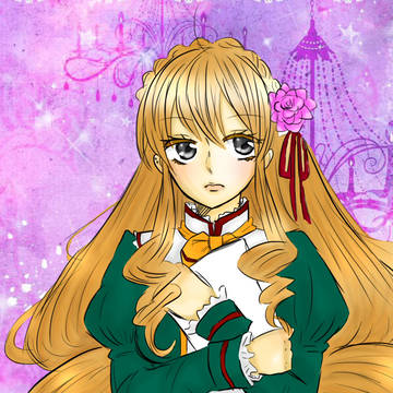 別サイトのとある企画用で描いた女の子