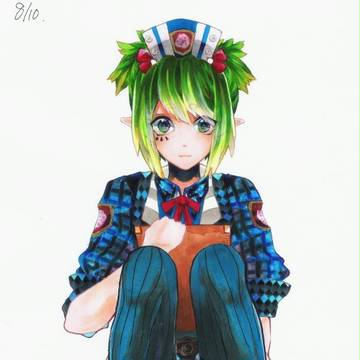 創作絵...