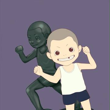 【夢美館】『大地と風の子』【展示品】