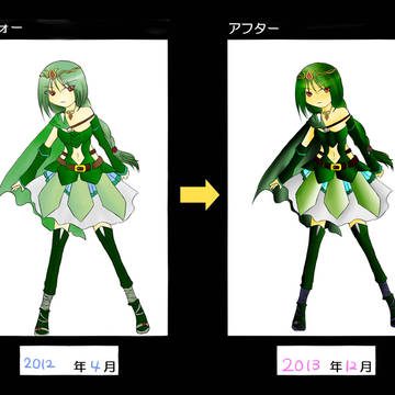 一年での変化･･･？