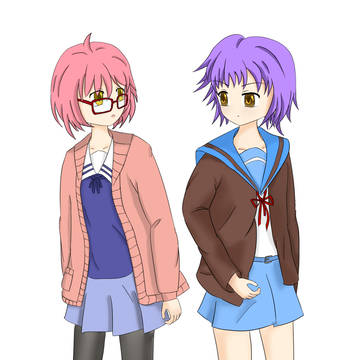 栗山未来と長門有希