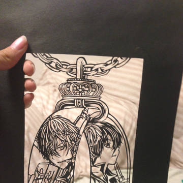 絶園のテンペスト 切り絵