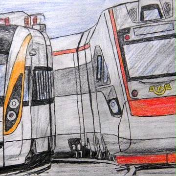 ウクライナの特急電車2