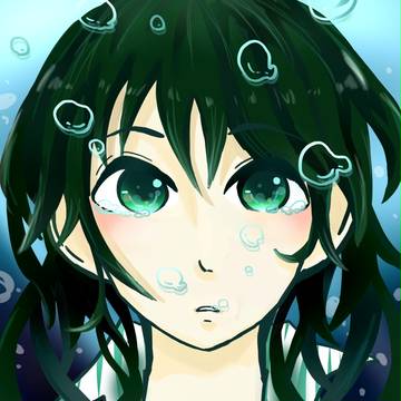 水中・・・