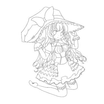 まりさ線画