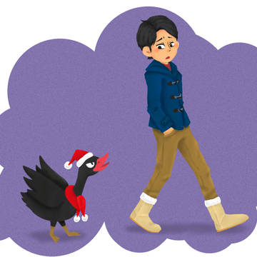 黒鳥と中の人