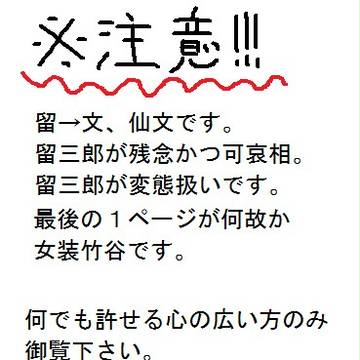 【注※腐】仙文←留＋他6年