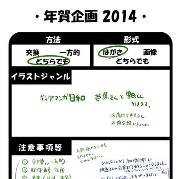締切ました&発送しました