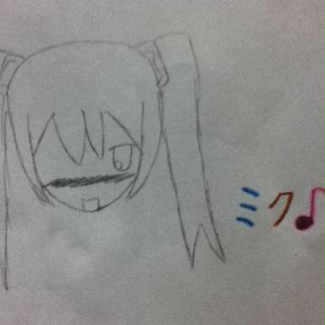 照れミク