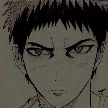 笠松先輩練習中
