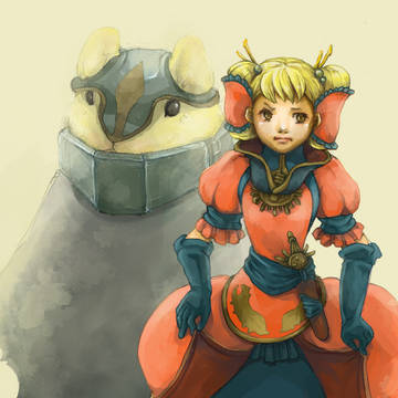 姫君と剣士