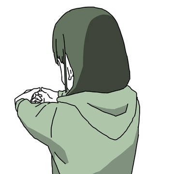 後ろ姿