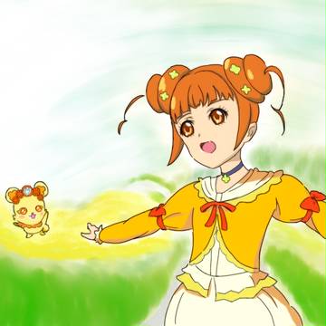 どこかのお花畑で
