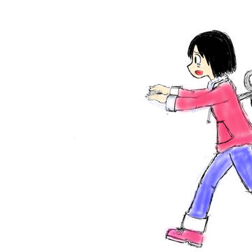 練習中