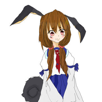 黒いウサギ /w\
