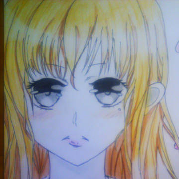 前を向く女の子