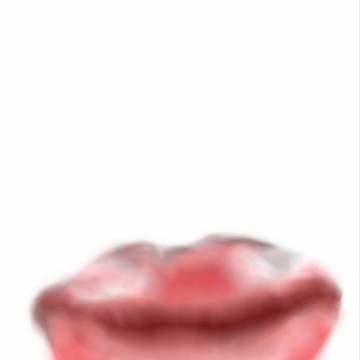 唇を描いてみた♪