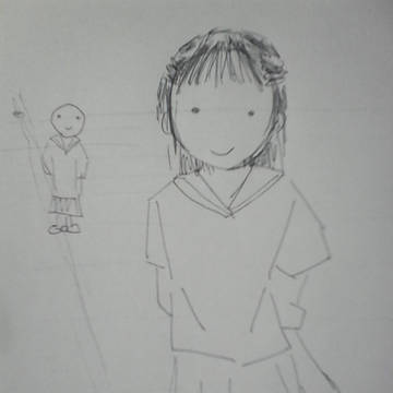 女の子　練習