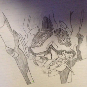 エヴァンゲリオン初号機描きました！