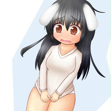 【おもらし差分】隠し切れないうさぎさん【ふたなり差分】