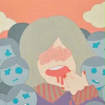 男の子がいっぱい(個展DM)
