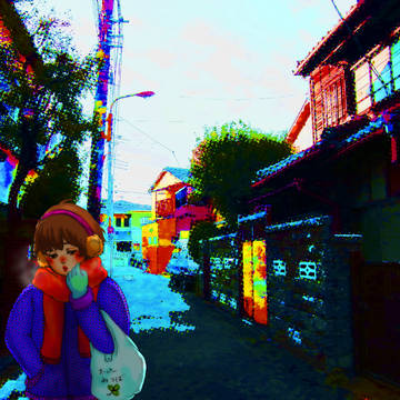 さむい帰り道