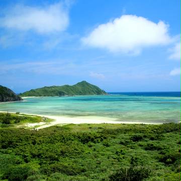 【風景素材用】海と山