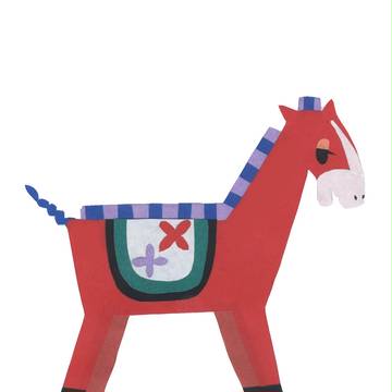 切り絵のお馬ちゃん