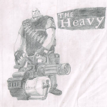 【TF2】THE  HEAVY　手描き【模写】