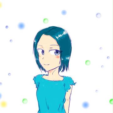 青系で練習