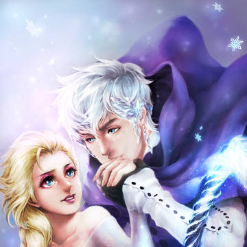 Jack Frost x Elsa Frozen