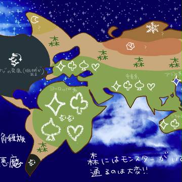 【SymbolKiss】角種族分布図